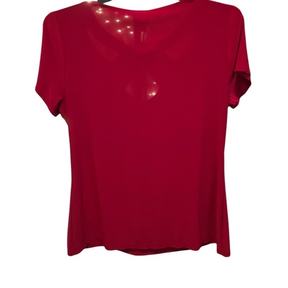 Rendezvous Women’s Twist Accent Plus Size Blouse - Picture 2 of 4